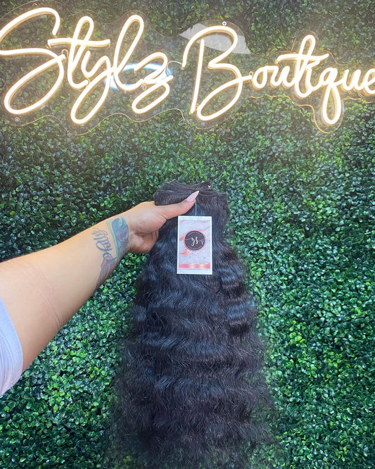 Raw Indian Curly Clip Ins