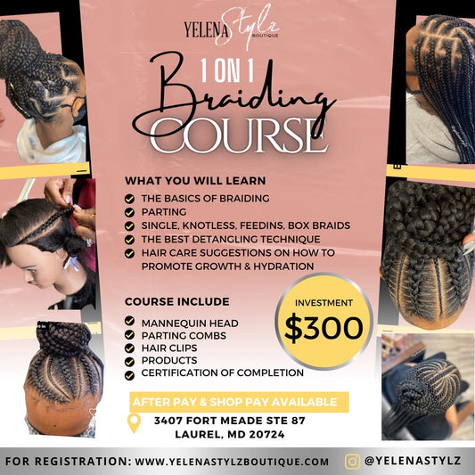 1:1 Braiding Class