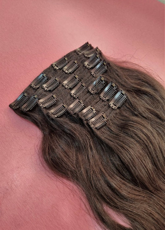 Raw Wavy Indian Clip ins